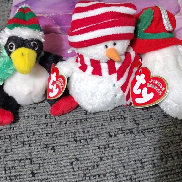 TY JINGLE BEANIE BABIES ornaments. Set of 3. - Picture 5 of 5